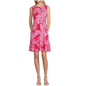 Tommy Bahama Darcy Peninsula Palms Stretch Floral Jersey Dress XS